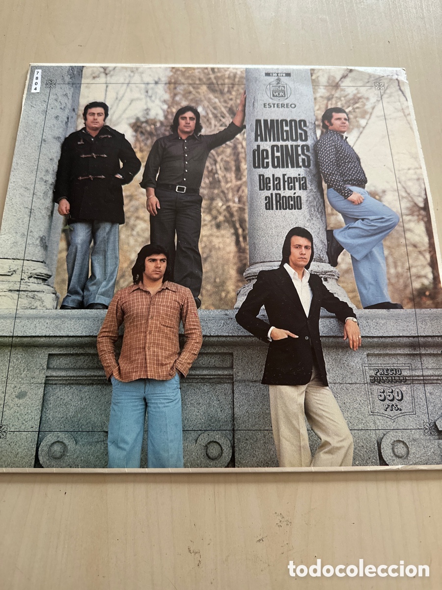 Discos de vinilo: VIN7803 amigos de Gin&eacute;s de la feria al roc&iacute;o VINILO DE SEGUNDAMANO