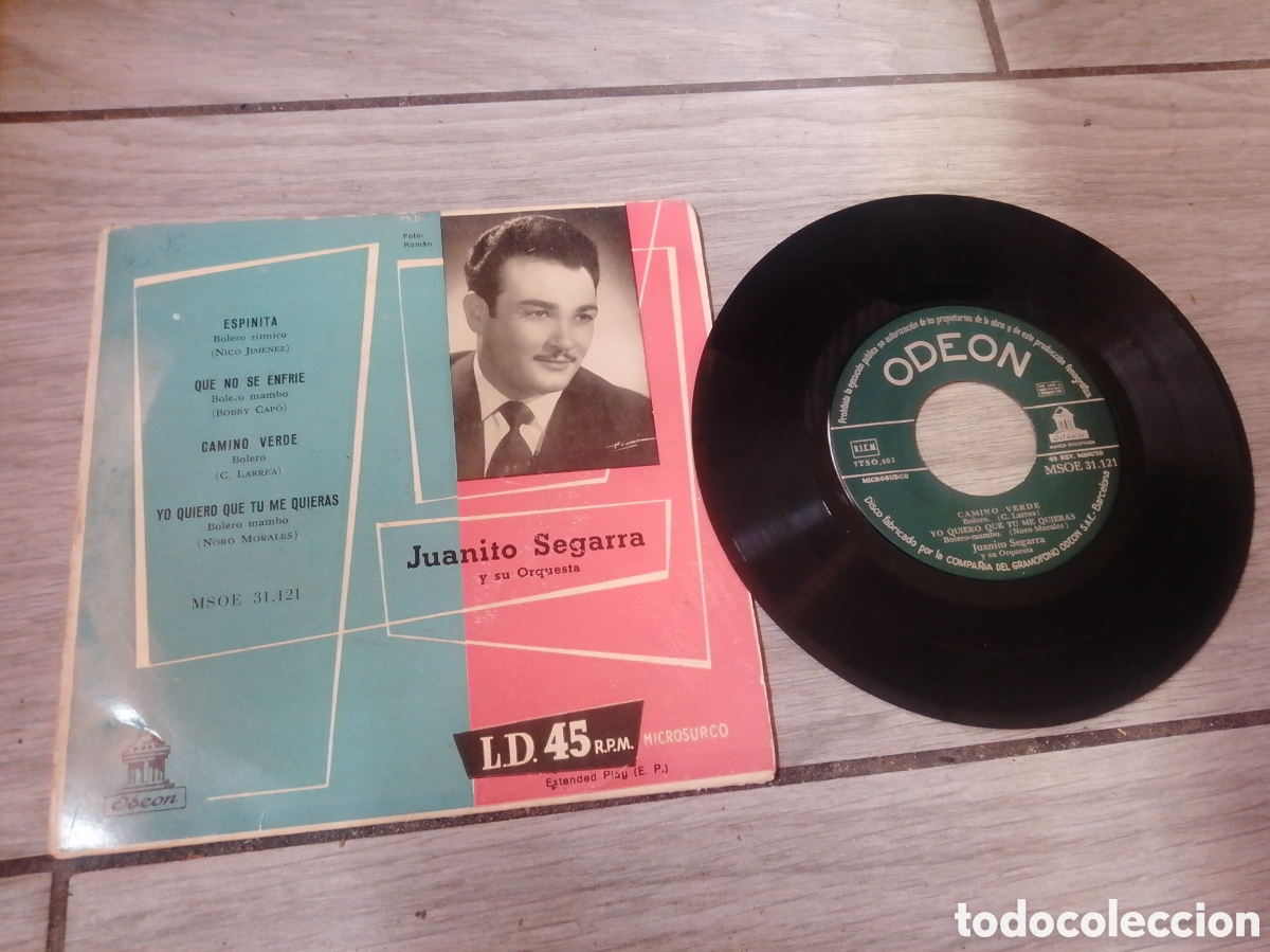 Discos de vinilo: JUANITO SEGARRA - ESPINITA - EP - SPAIN - ODE&Oacute;N - CC -