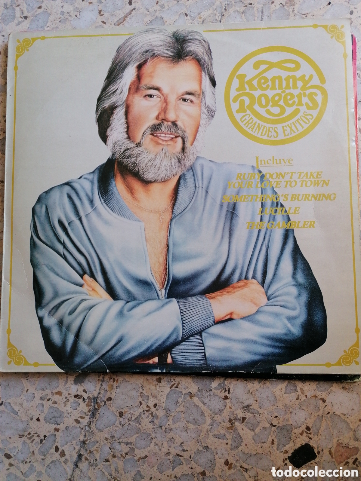 Discos de vinilo: LP KENNY ROGERS GRANDES EXITOS 1979 ESPA&Ntilde;A - Foto 1