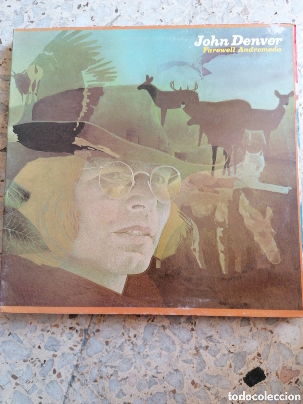 Discos de vinilo: LP JOHN DENVER FAREWELL ANDROMEDA 1973 UK PORTADA DOBLE