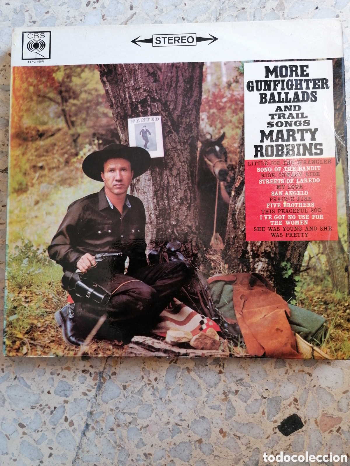 Discos de vinilo: LP MARTY ROBBINS MORE GUNFIGHTER BALLADS AND TRAIL SONGS 1960 UK