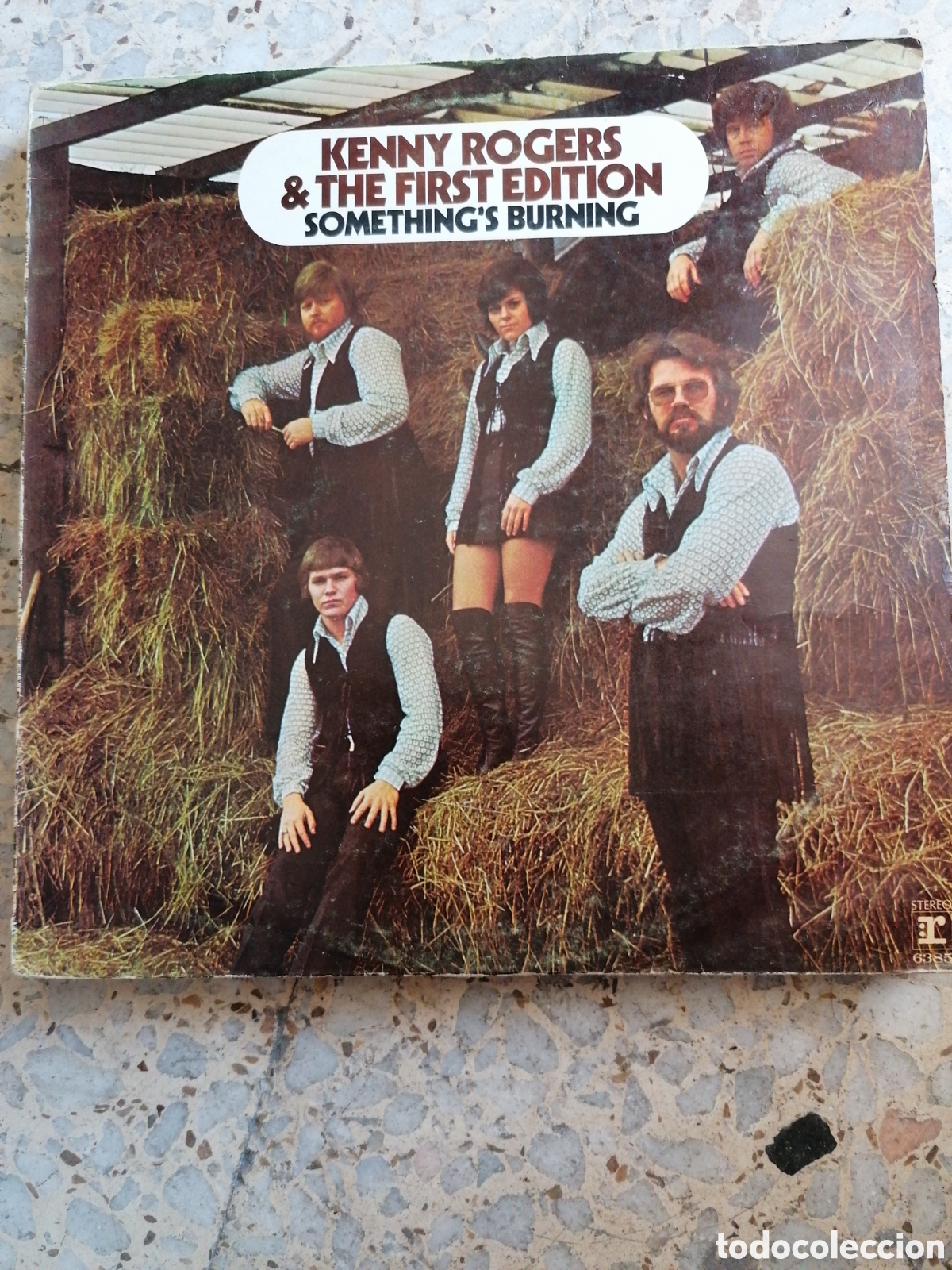 Discos de vinilo: LP KENNY ROGERS & THE FIRST EDITION SOMETHING&acute;S BURNING 1970 USA