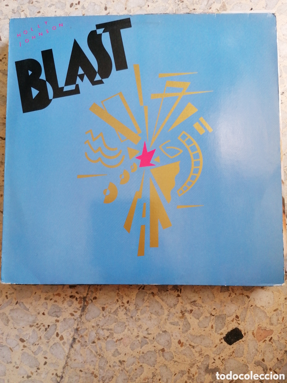 Discos de vinilo: LP HOLLY JOHNSON BLAST 1989 INSERT - Foto 1