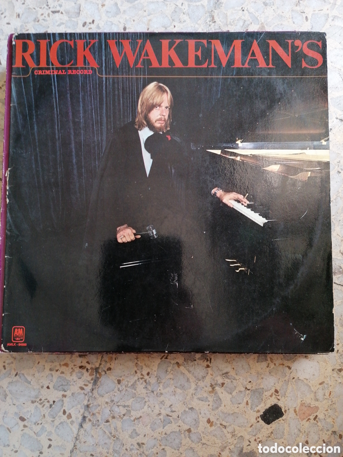 Vinyl records: LP RICK WAKEMAN CRIMINAL RECORD 1977 ESPA&Ntilde;A