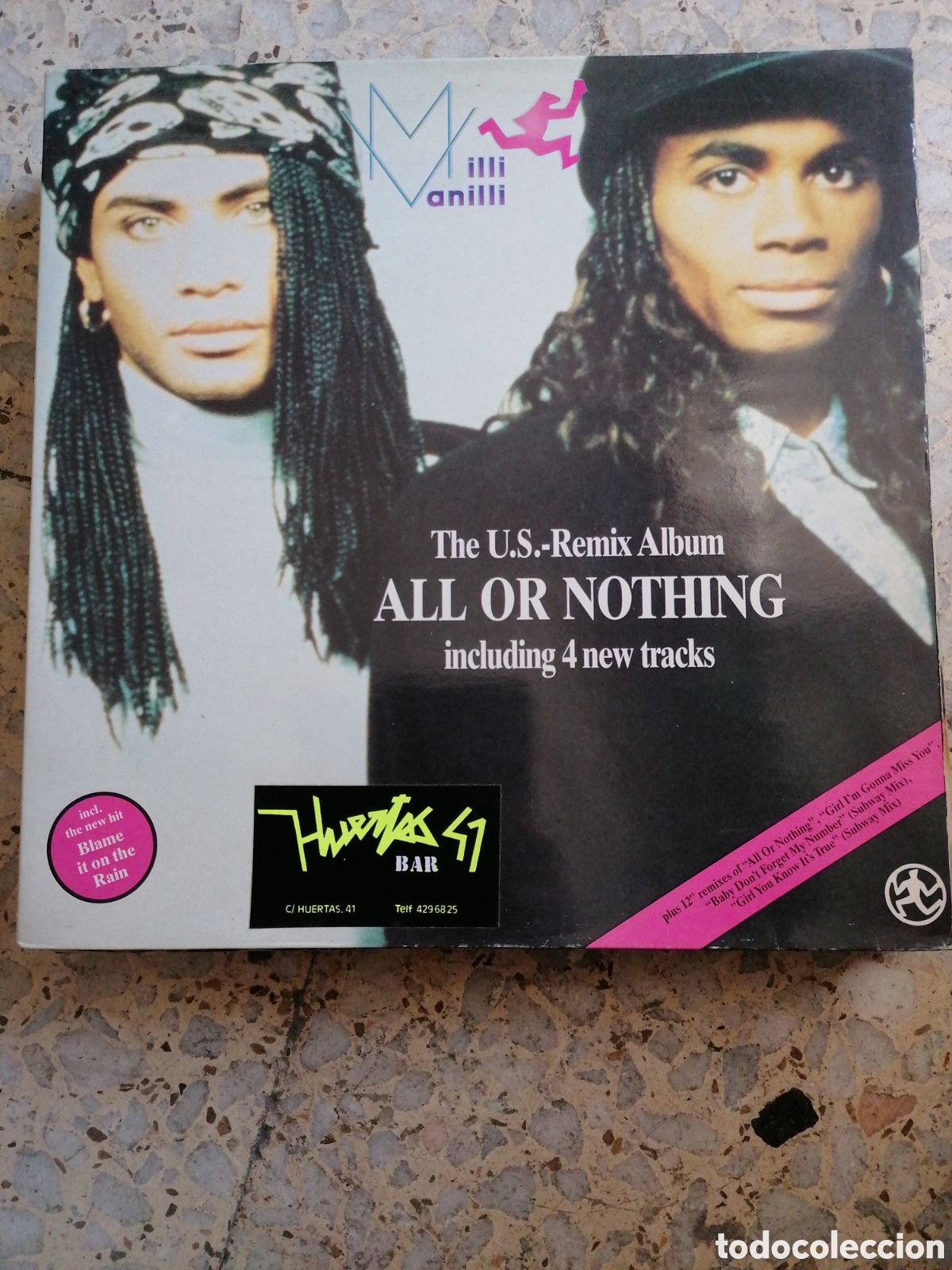 Vinyl records: LP MILLI VANILLI ALL OR NOTHING 1989 ESPA&Ntilde;A PORTADA DOBLE