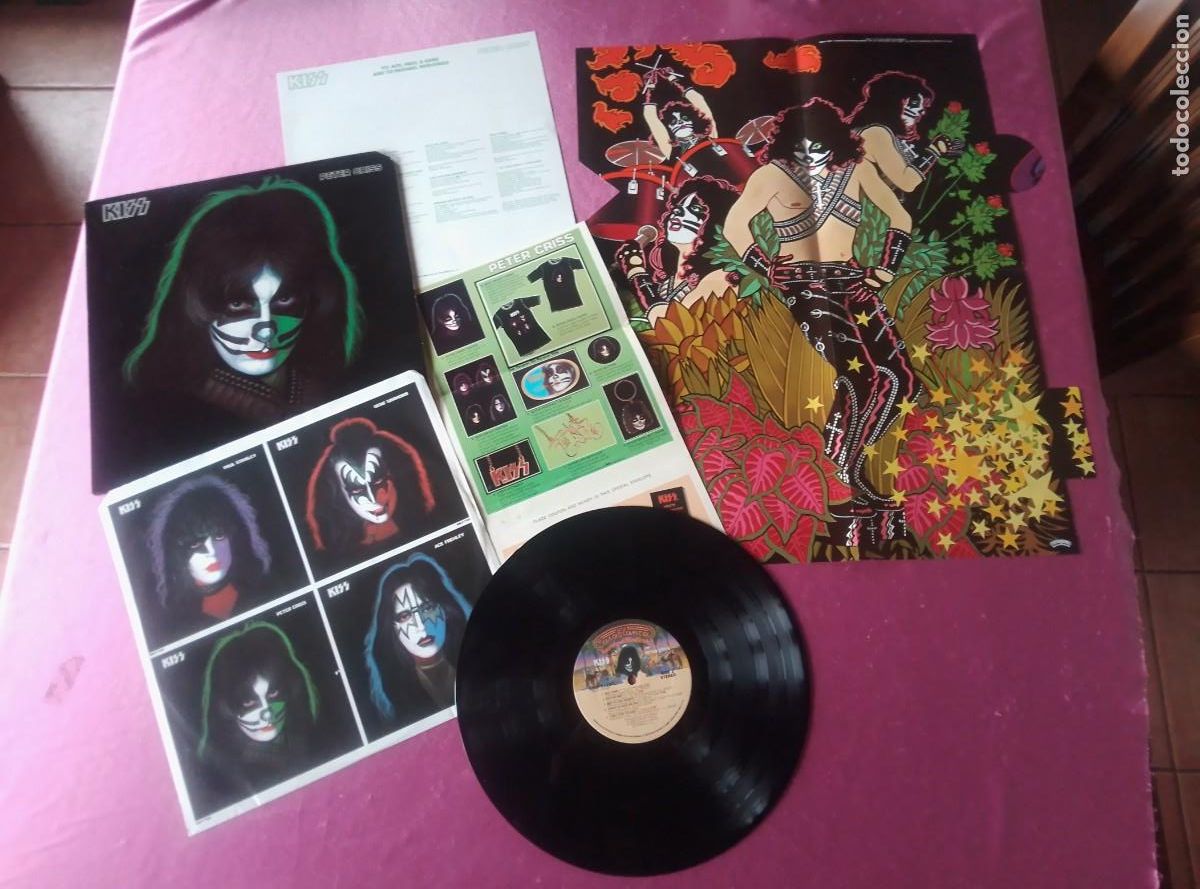 Discos de vinilo: KISS PETER CRISS 1978 POSTERS ENCARTE LP L31 4-1