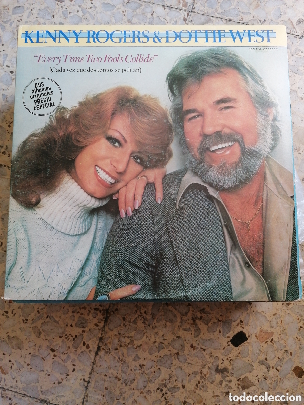 Discos de vinilo: 2 LP KENNY ROGERS DOTTIE WEST EVERY TIME TWO FOOLS COLLIDE 1980 ESPA&Ntilde;A PORTADA DOBLE
