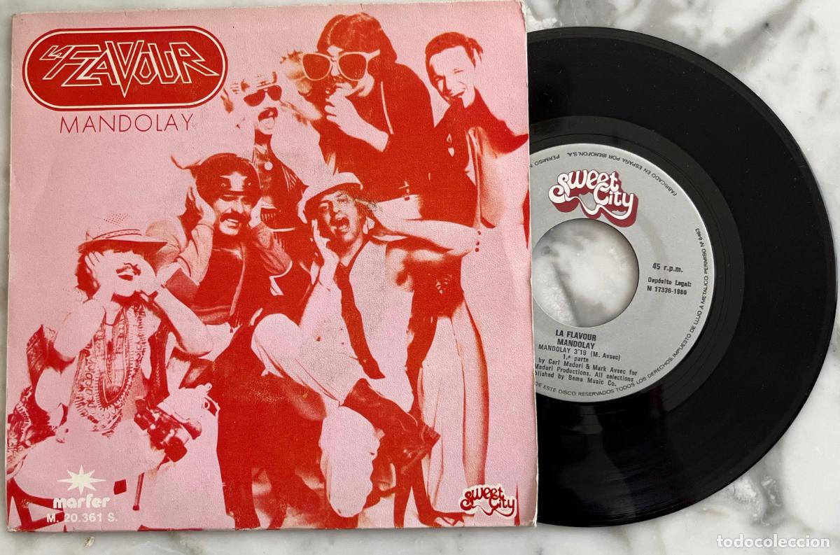 Discos de vinilo: LA FLAVOUR. MANDOLAY. SINGLE ORIGINAL ESPA&Ntilde;A 1980