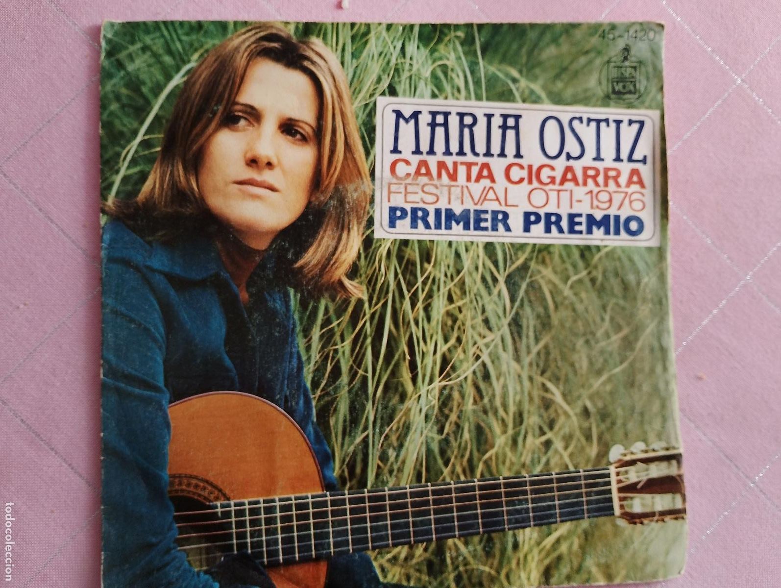 Discos de vinilo: Maria Ostiz &ndash; Canta Cigarra 1976