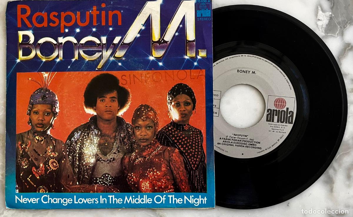 Discos de vinilo: BONEY M. RASPUTIN. SINGLE ORIGINAL ESPA&Ntilde;A 1978 - Foto 1