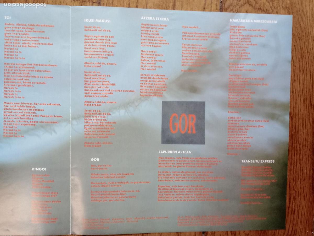 Discos de vinilo: M-ak - Gor - contiene inserto - Foto 5