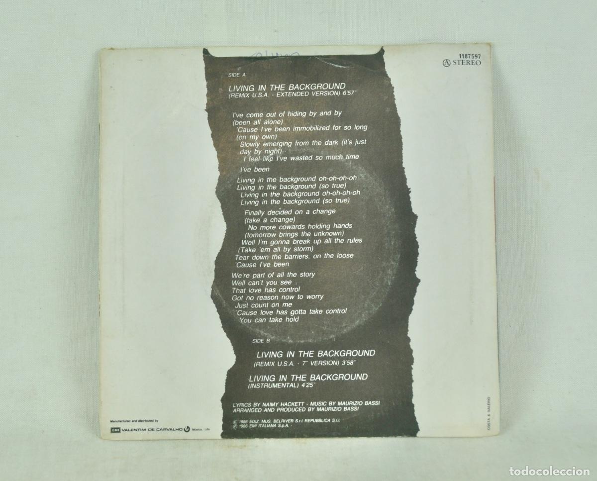 Discos de vinilo: Baltimora - Living in the background - Foto 2