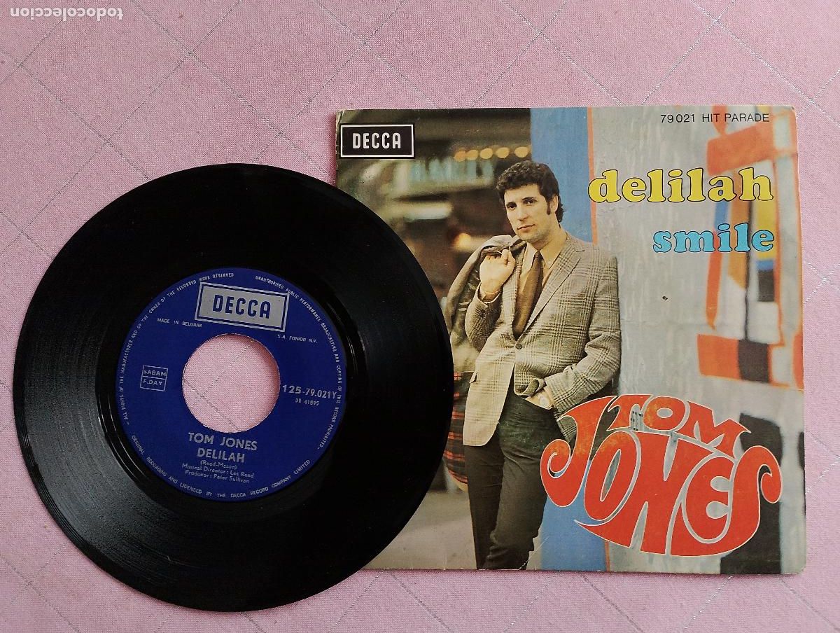 Discos de vinilo: Tom Jones &ndash; Delilah, 1968 - Foto 3