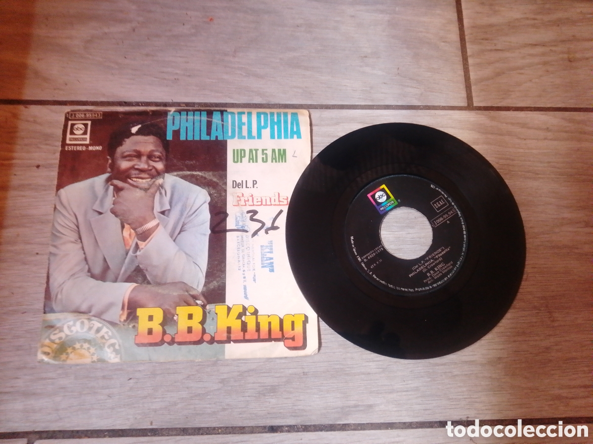 Vinyl-Schallplatten: B.B. King &lrm;&ndash; Philadelphia - ABC Records 1975 - SINGLE - LE -