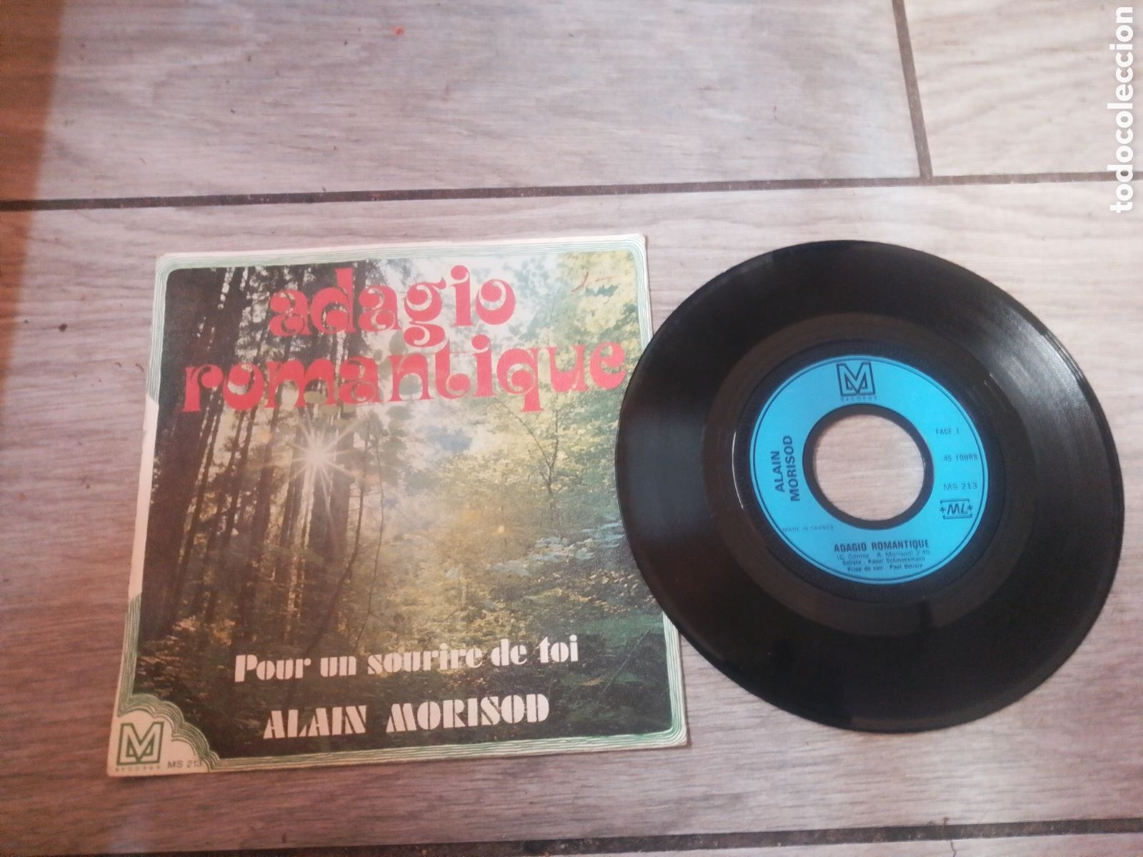 Dischi in vinile: ALAIN MORISOD - ADAGIO ROMANTIQUE - MADE IN FRANCE - SINGLE - LE -