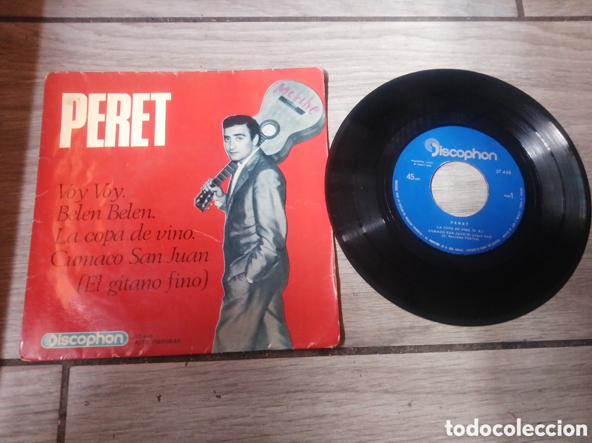 Discos de vinilo: PERET - LA COPA DE VINO - EP - SPAIN - DISCOPHON - CC - - Foto 1