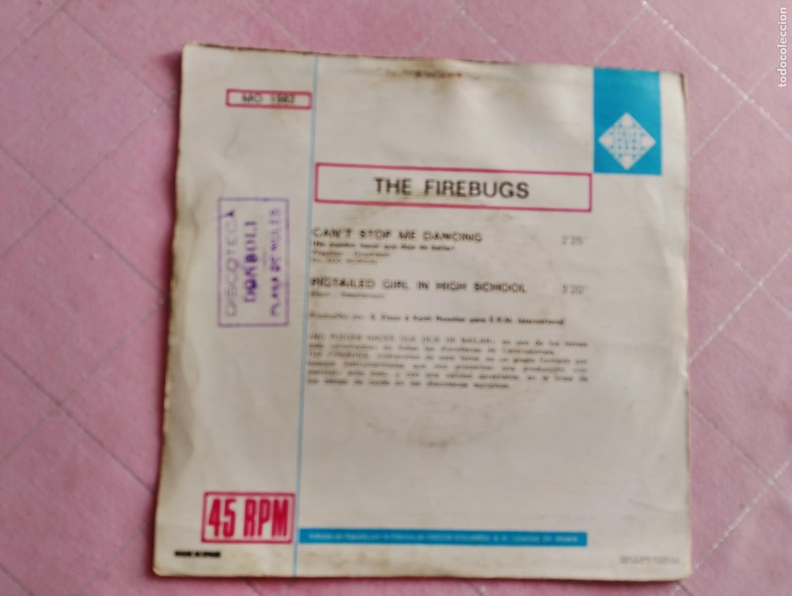 Discos de vinilo: The Firebugs &ndash; Cant Stop Me Dancing, 1975 - Foto 4