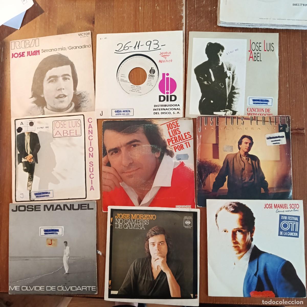 Discos de vinilo: LOTE DE 9 SINGLES DE SOLISTAS ESPA&Ntilde;OLES A&Ntilde;OS 70 / 80 - JOS&Eacute; LUIS PERALES, JOS&Eacute; JUAN, JOSELE