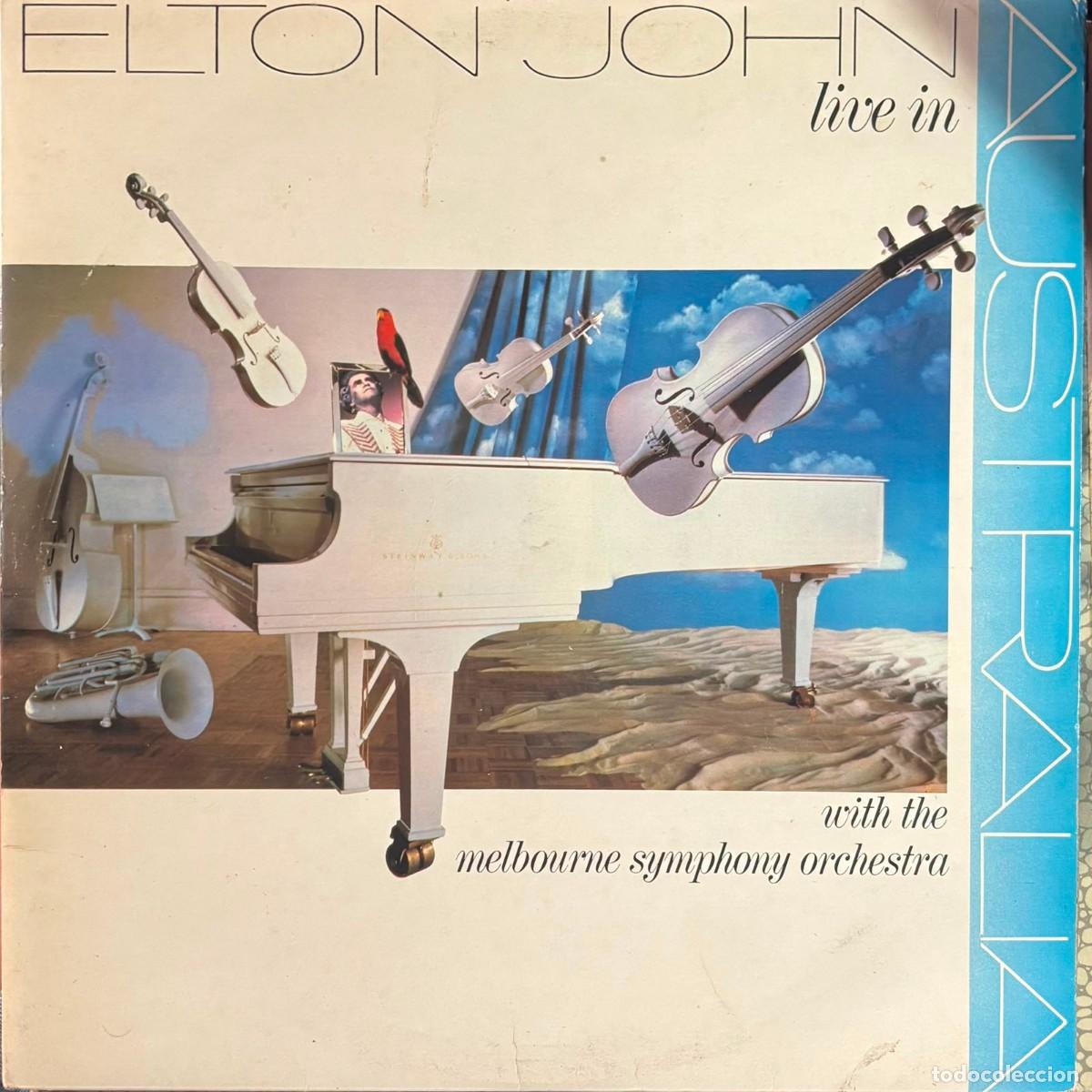 Discos de vinilo: LP DOBLE ELTON JOHN-LIVE IN AUSTRALIA. LP-SEXT-1275