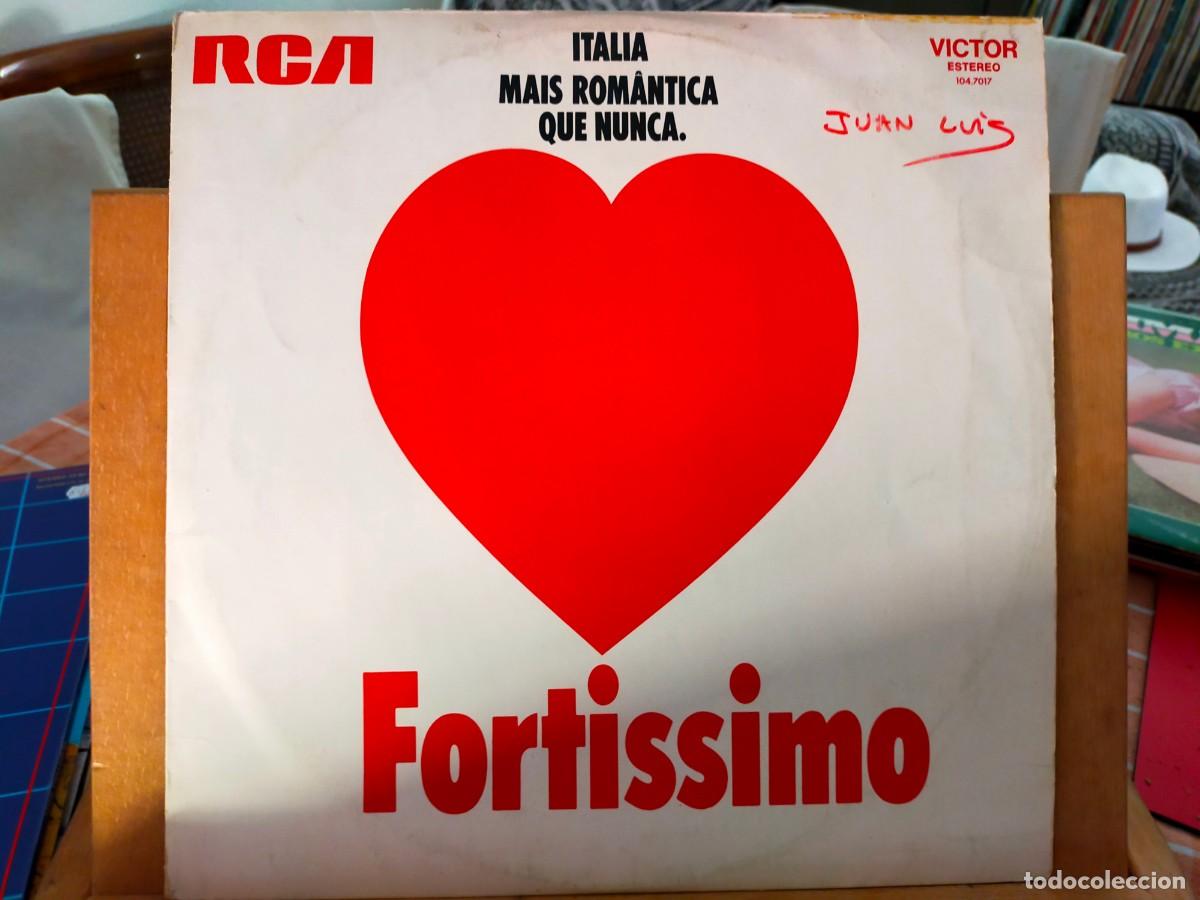 Discos de vinilo: FORTISSIMO. ITALIA M&Aacute;S ROM&Aacute;NTICA QUE NUNCA. RCA. 10 TEMAS. VER DESCRIPCI&Oacute;N. 1972