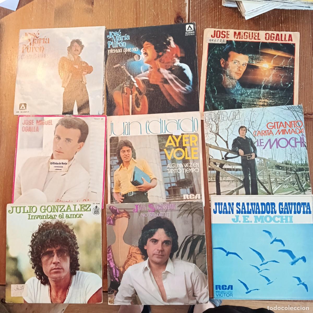 Discos de vinilo: LOTE DE 9 SINGLES DE SOLISTAS ESPA&Ntilde;OLES A&Ntilde;OS 70 / 80 - MOCHI, JULIO GONZ&Aacute;LEZ, JOS&Eacute; MIGUEL OGALLA