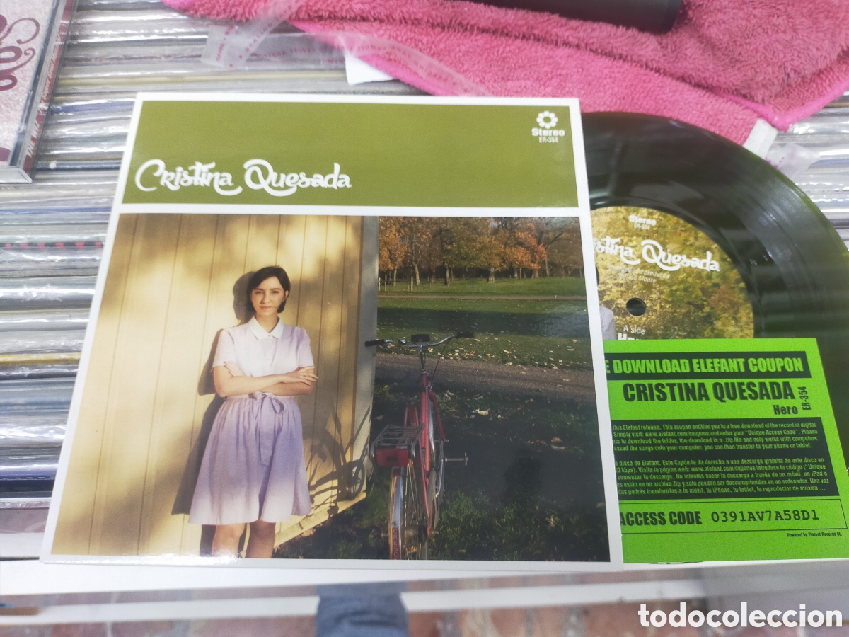 Discos de vinilo: Cristina quesada ep Hero + 3 2019 elefant records vinilo verde