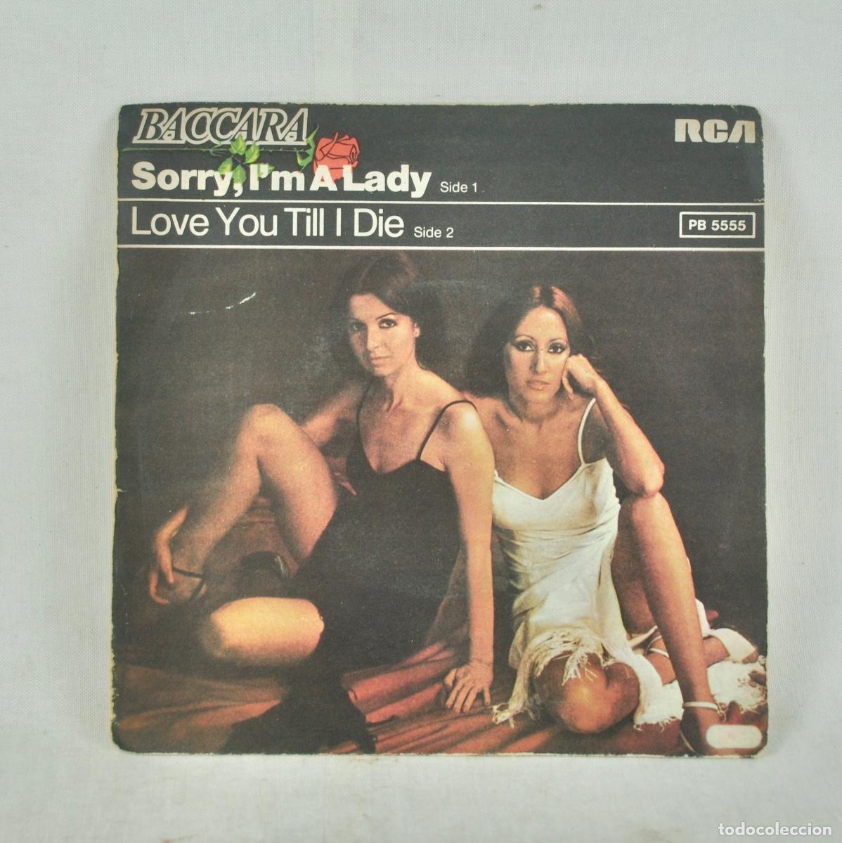 Discos de vinilo: Baccara - Sorry I&acute;m a lady