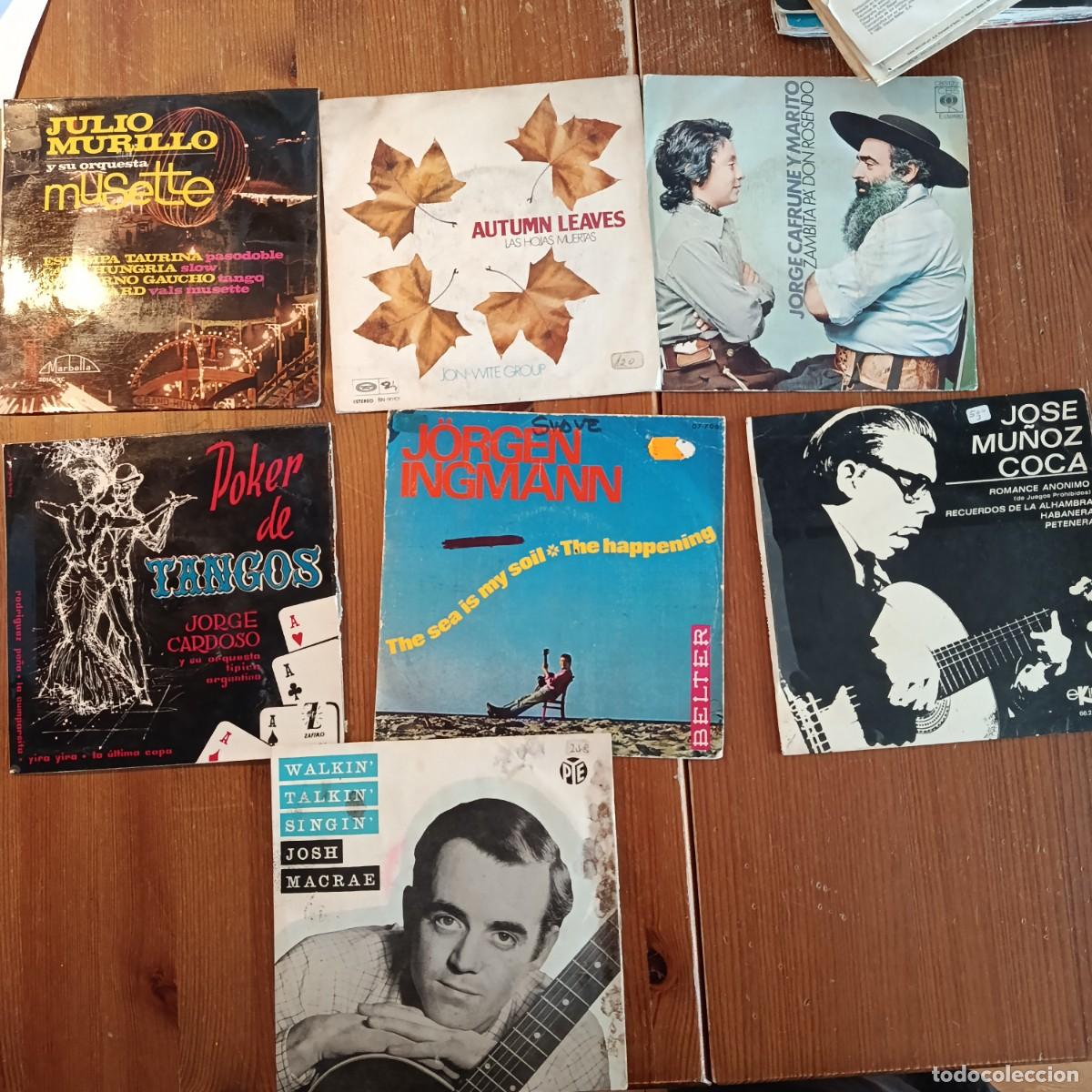 Discos de vinilo: LOTE DE 7 SINGLES Y EPS ORQUESTAS, CL&Aacute;SICA, SUDAMERICANOS - JOSH MACRAE, JORGE CARDOSO,