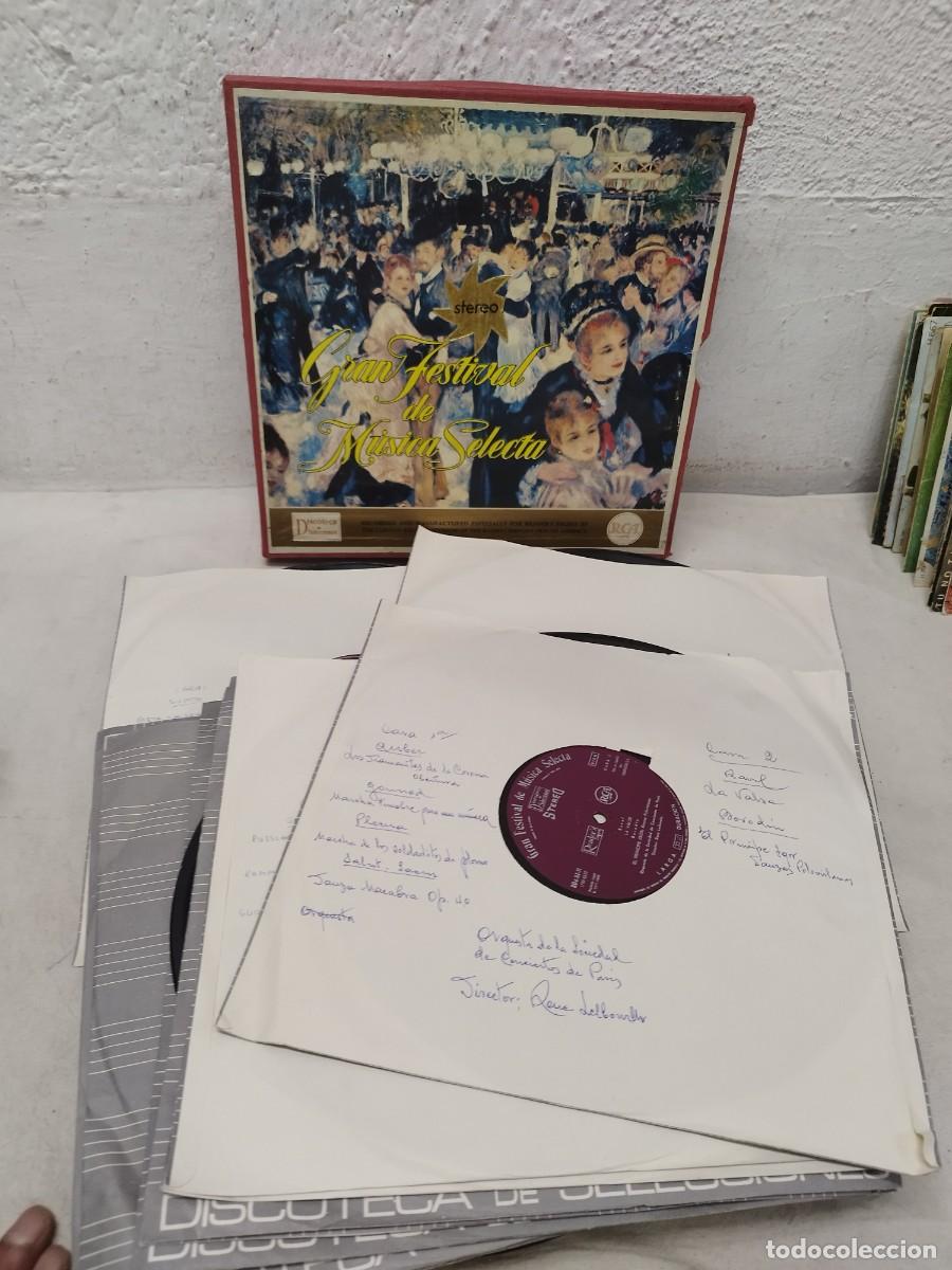 Discos de vinilo: Gran Festival De M&uacute;sica Selecta. Caja con 12 lps. Completo.