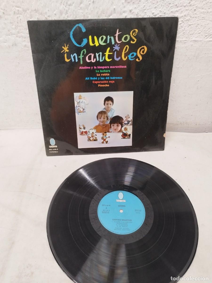 Discos de vinilo: Cuentos infantiles. Vinilo lp. ALADINO Y LA LAMPARA MARAVILLOSA, LA LECHERA, LA RATITA, Aladino.