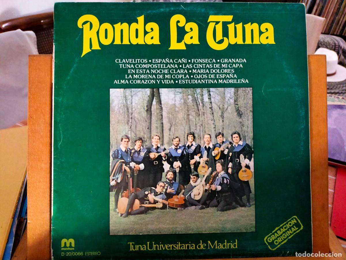 Discos de vinilo: RONDA LA TUNA. TUNA UNIVERSITARIA DE MADRID. MUSICOX. DISCOS MERCURIO. 12 TEMAS. 1981