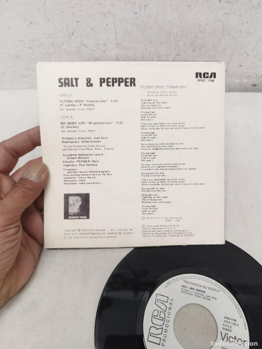 Discos de vinilo: Salt And Pepper &ndash; Flying High. Vinilo single 7&rdquo;. - Foto 3