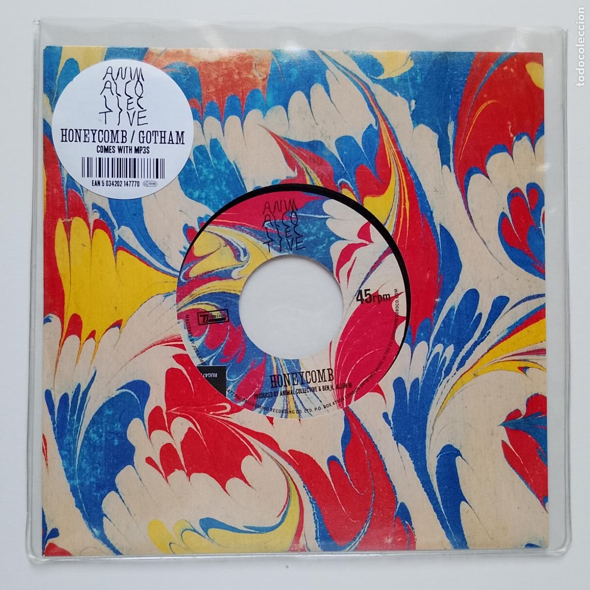 Discos de vinilo: Animal Collective-Honeycomb/Gotham (7'' Domino 2012) ed. limitada. Grizzly Bear. Cave Painting...