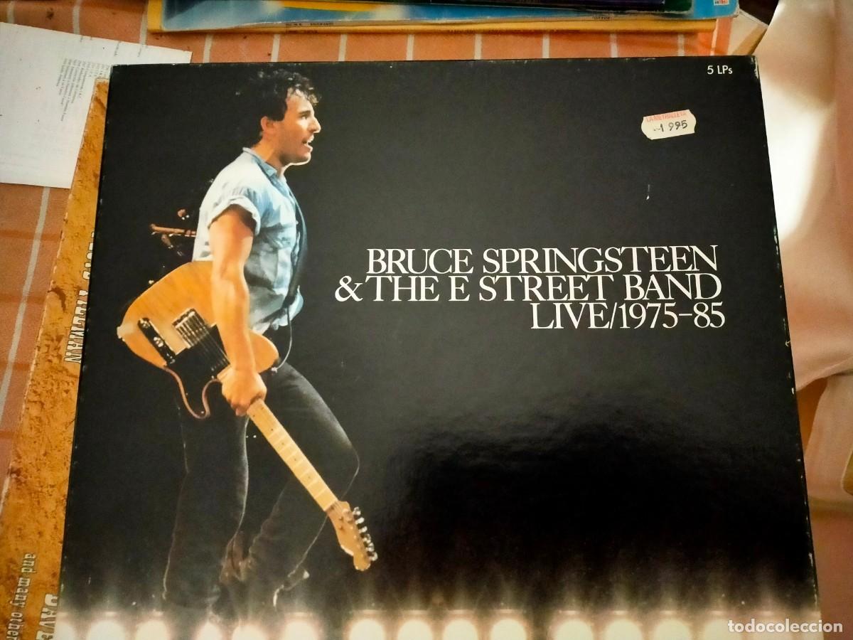 Discos de vinilo: BRUCE SPRINGSTEEN & THE E ESTREET BAND. LIVE 1975-85. COFRE CON LOS 5 LP EXCELENTES. CBS. 40 TEMAS.