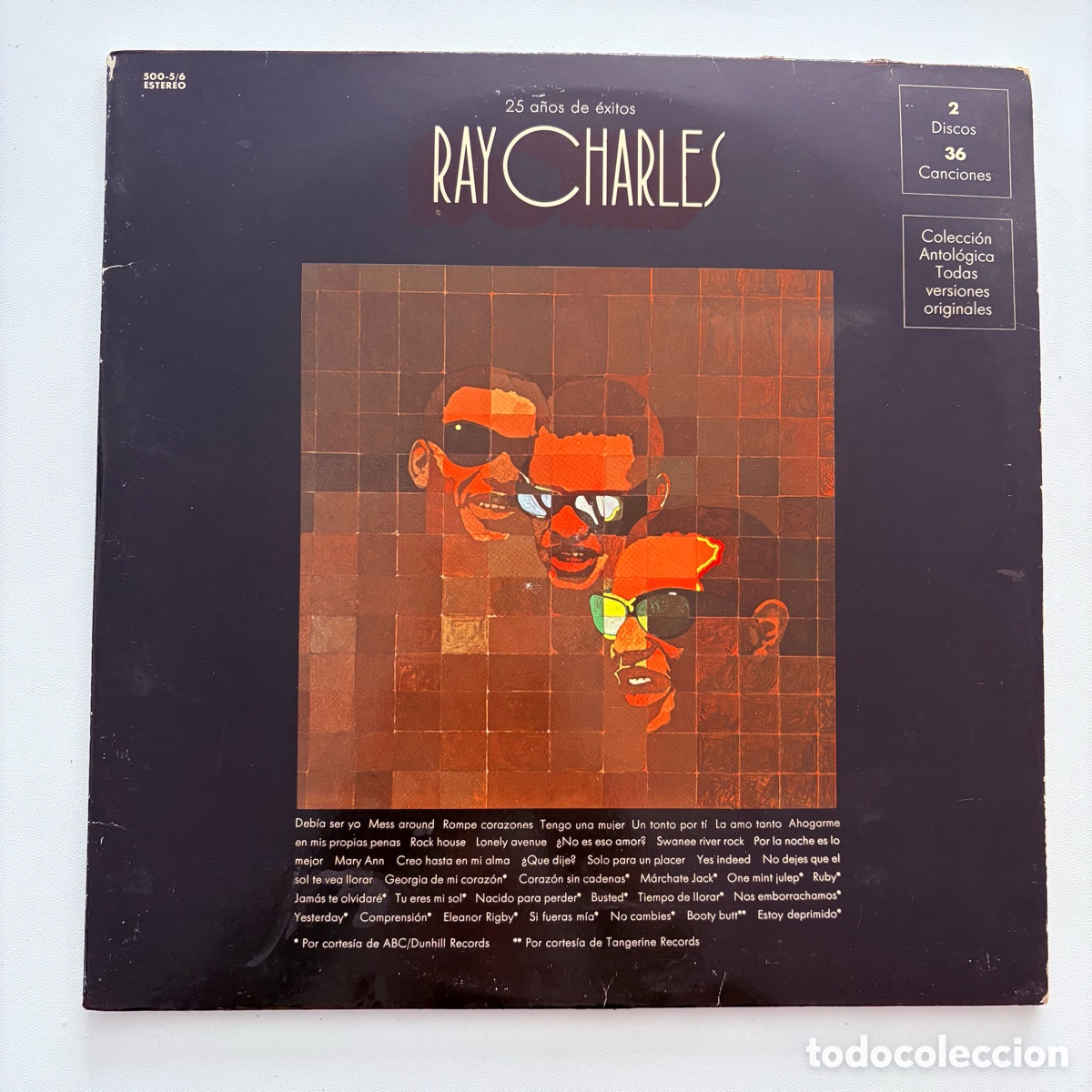 Discos de vinilo: lp Ray Charles &lrm;&ndash; 25 A&ntilde;os De Exitos edicion espa&ntilde;ola de 1972