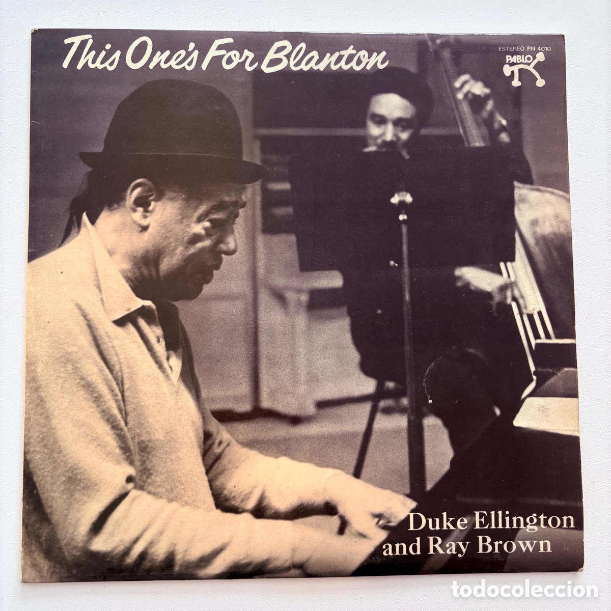 Discos de vinilo: lp Duke Ellington And Ray Brown &lrm;&ndash; This One's For Blanton edicion espa&ntilde;ola de 1981