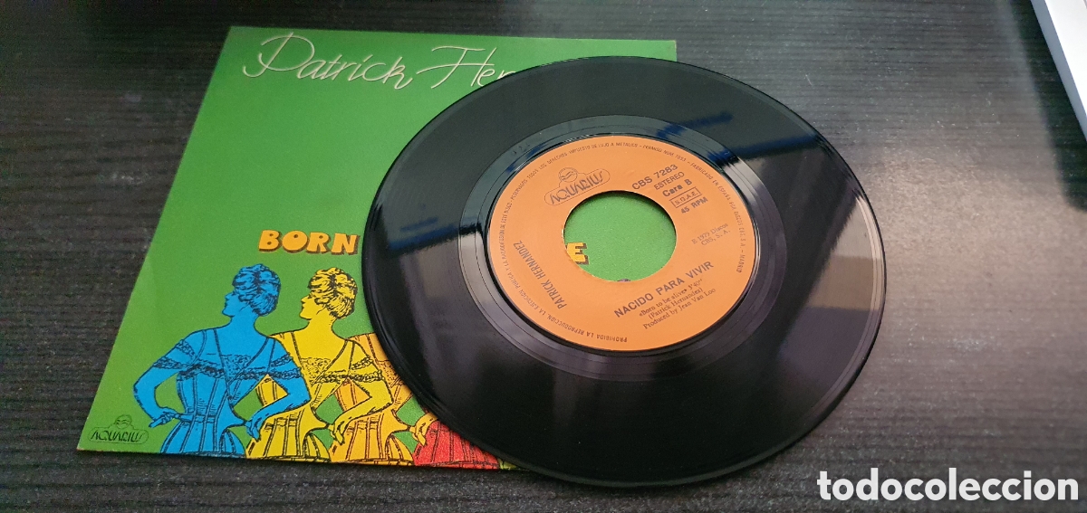 Discos de vinilo: Patrick Hernandez Born to be alive - Foto 2