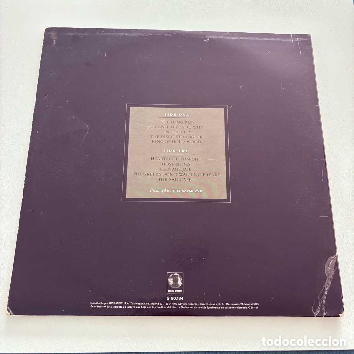 Discos de vinilo: lp Eagles &lrm;&ndash; The Long Run edicion espa&ntilde;ola de 1979 - Foto 3