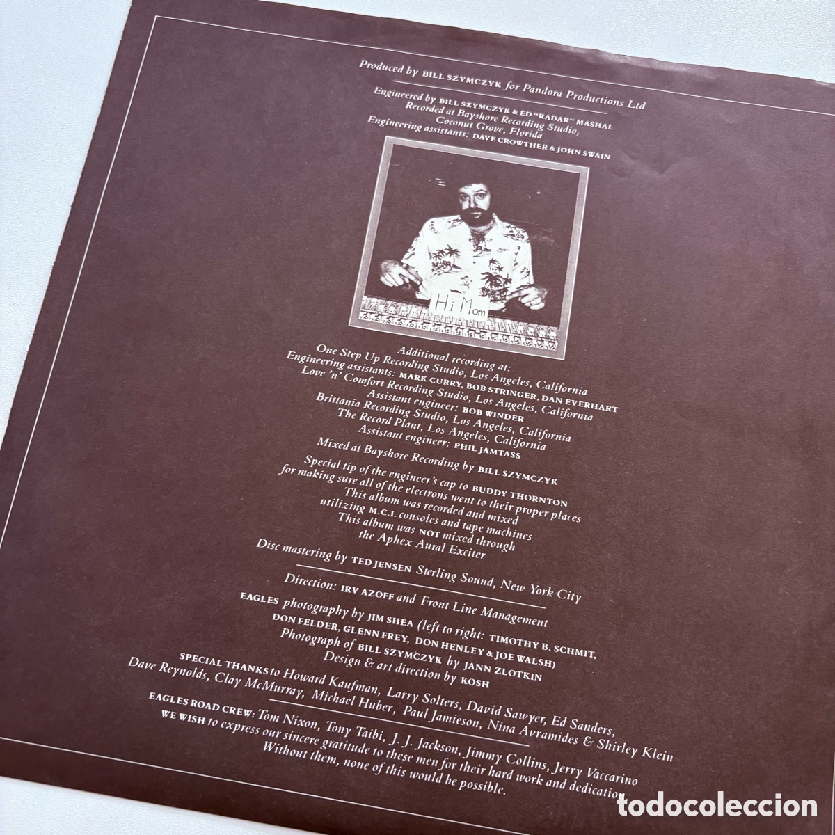 Discos de vinilo: lp Eagles &lrm;&ndash; The Long Run edicion espa&ntilde;ola de 1979 - Foto 5