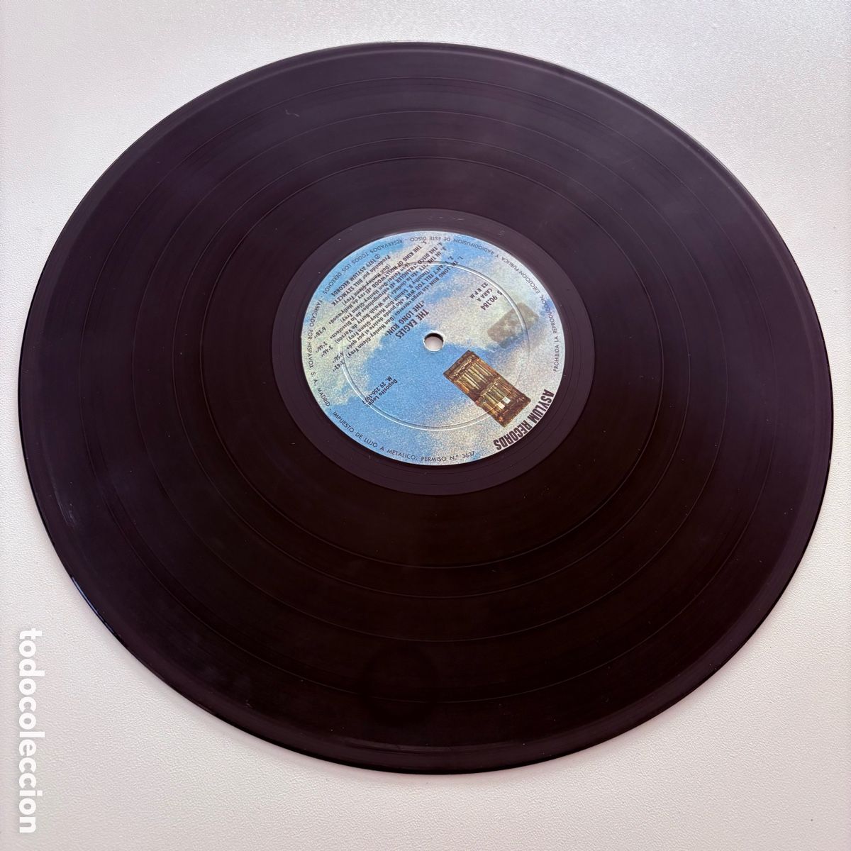 Discos de vinilo: lp Eagles &lrm;&ndash; The Long Run edicion espa&ntilde;ola de 1979 - Foto 8