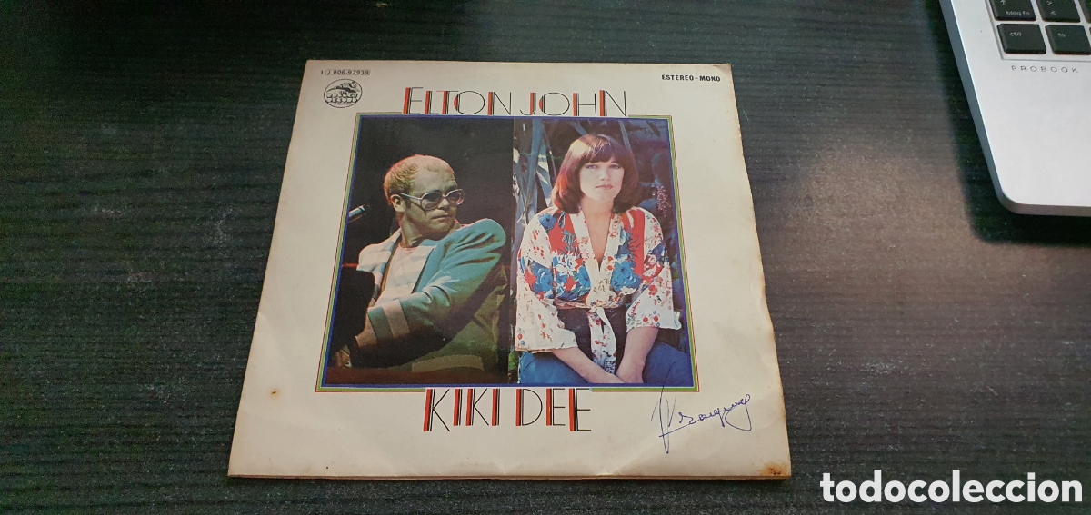 Discos de vinilo: Elton John Kiki Dee Don't breaking my heart