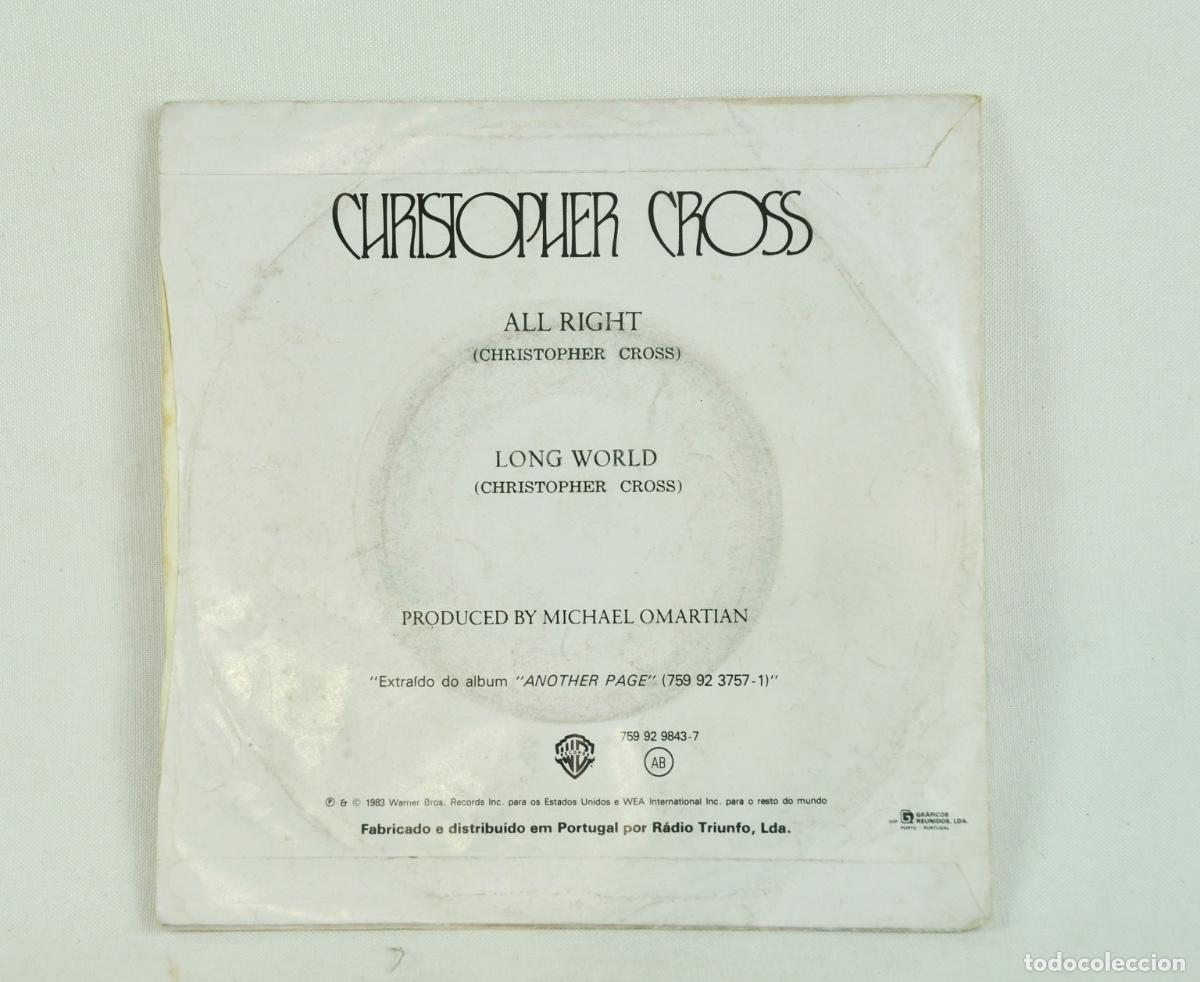 Discos de vinilo: Christopher Cross - All right - Foto 2