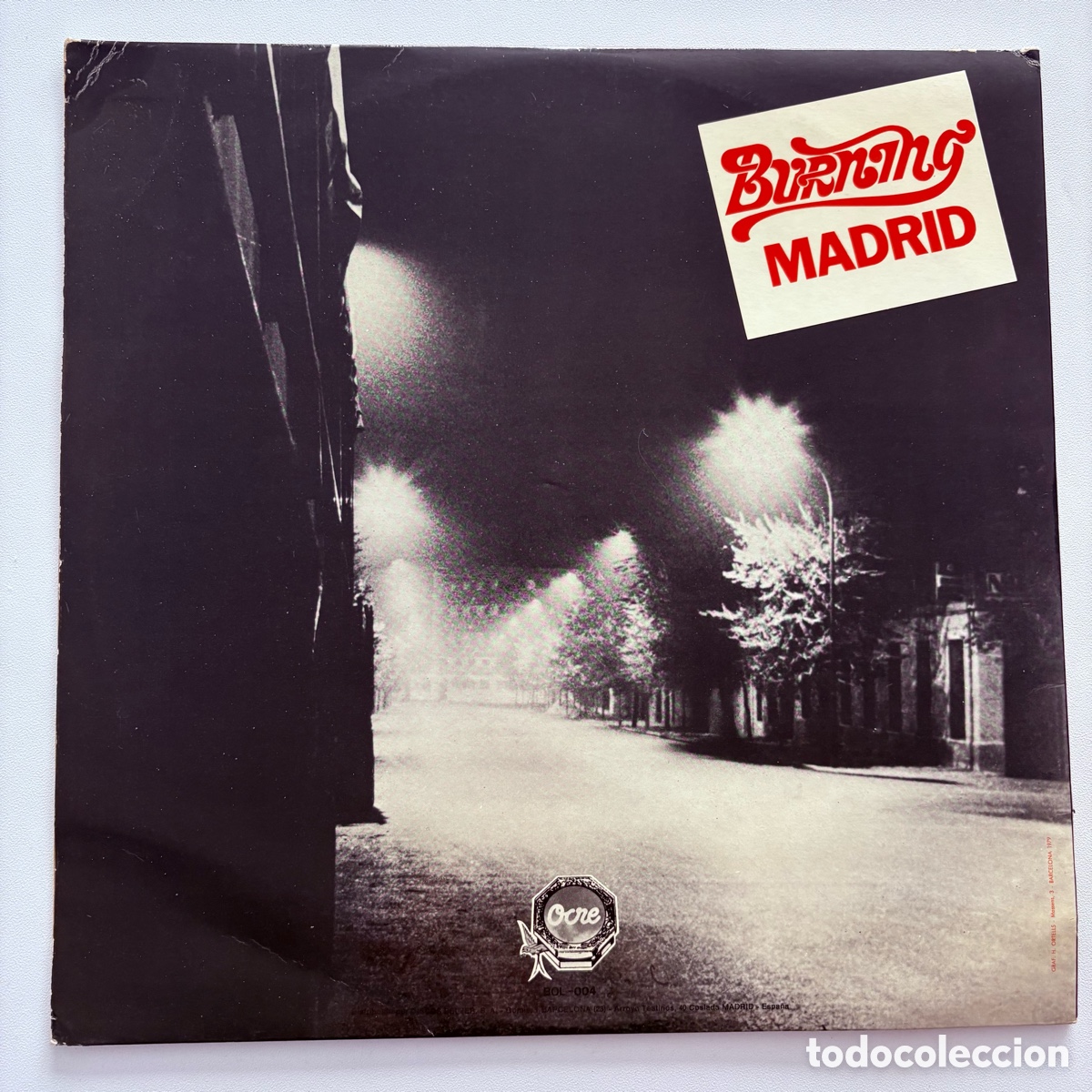 Discos de vinilo: lp Burning &ndash; Madrid edicion espa&ntilde;ola de 1978 - Foto 3