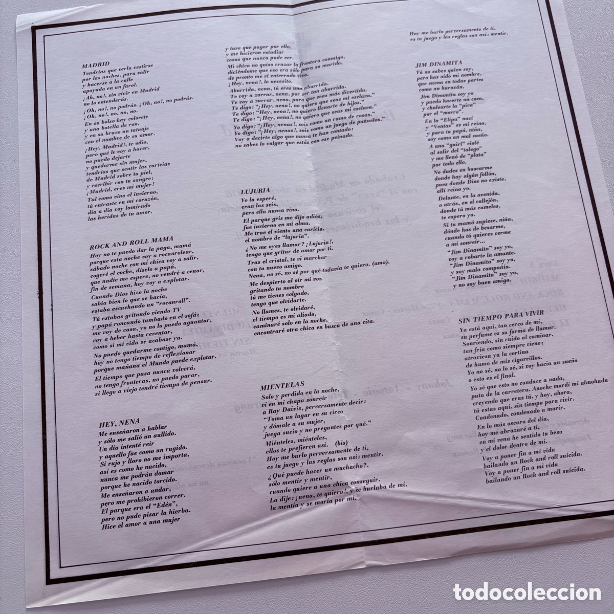 Discos de vinilo: lp Burning &ndash; Madrid edicion espa&ntilde;ola de 1978 - Foto 4