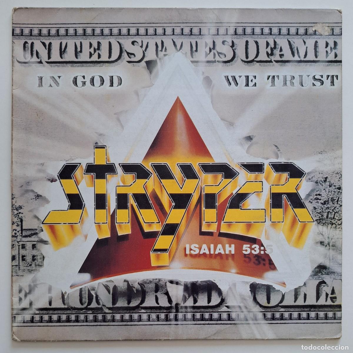 Discos de vinilo: STRYPER - IN GOOD WE TRUST - ENIGMA RECORDS 4D-414 - SPAIN 1988
