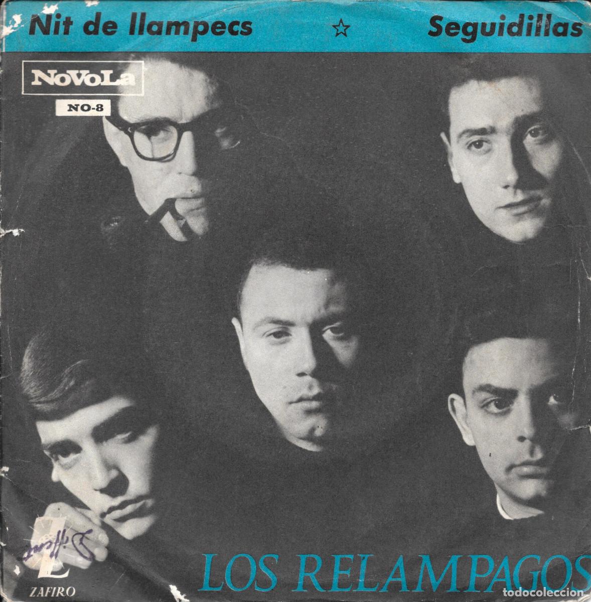 Discos de vinilo: Single Los Relampagos - Nit de llampecs / Seguidillas . Compra mininima 6 &euro;