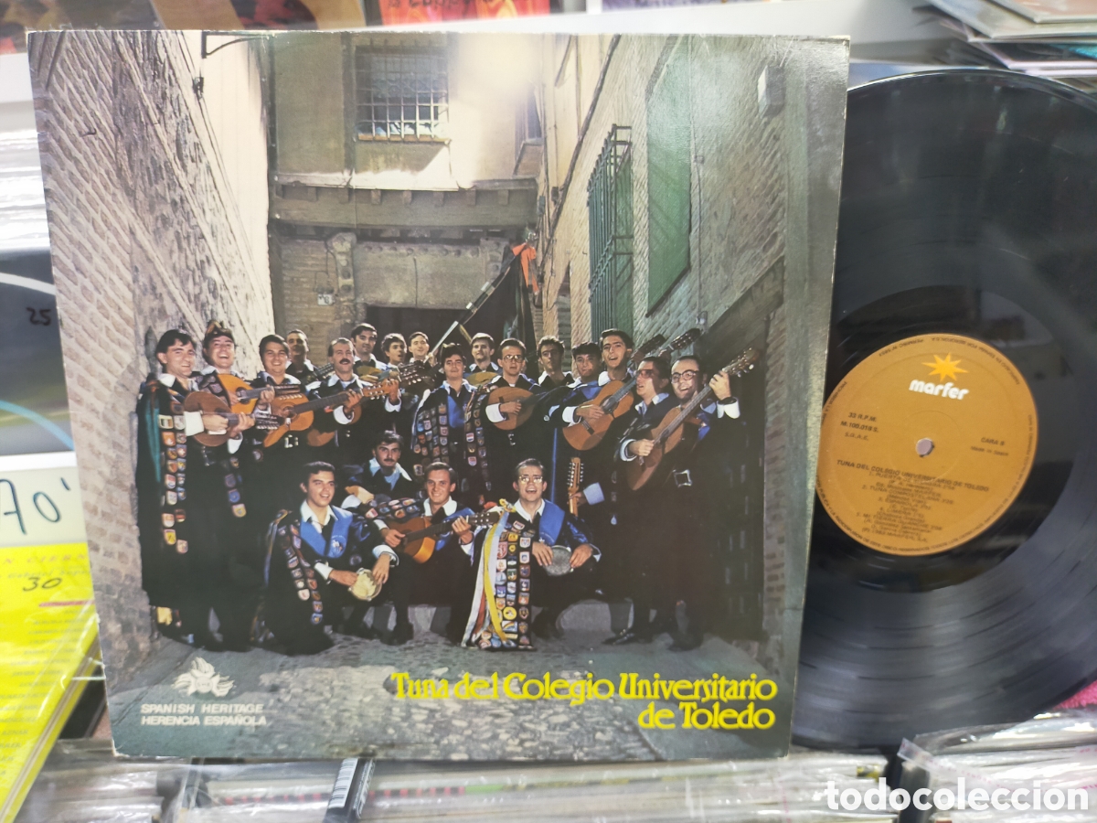 Vinyl records: Tuna colegio universitario de Toledo LP 1983 rareza