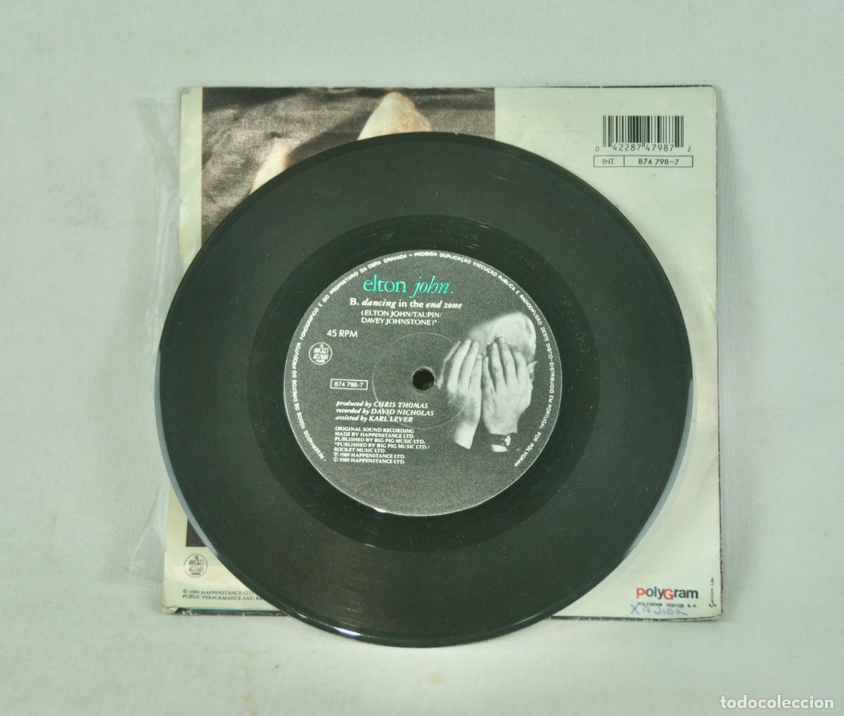 Discos de vinilo: Elton John - Healing hands - Foto 4
