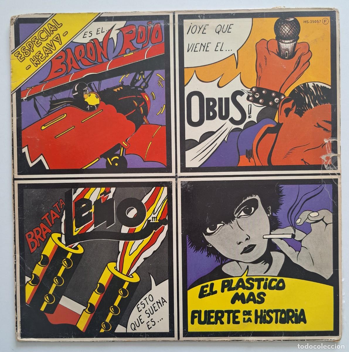 Discos de vinilo: ESPECIAL HEAVY - (BARON ROJO, OBUS Y LE&Ntilde;O) - CHAPA DISCOS &ndash; HS-35057 - SPAIN 1982