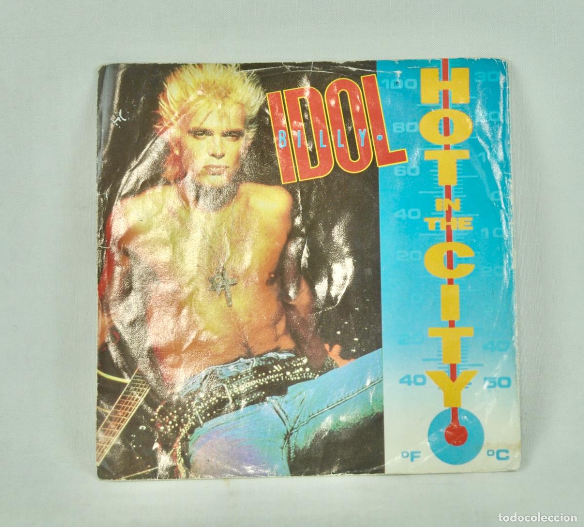 Discos de vinilo: Billy Idol - Hot in the city a&ntilde;o 1987